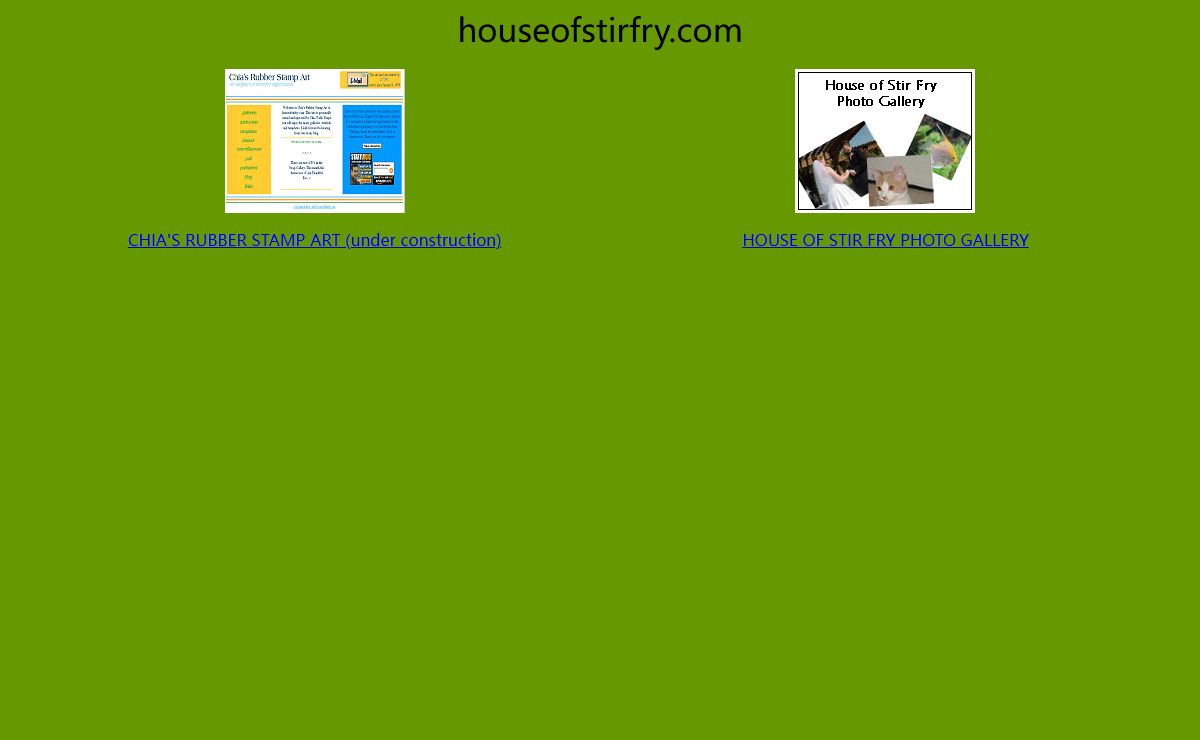 House of Stir Fry