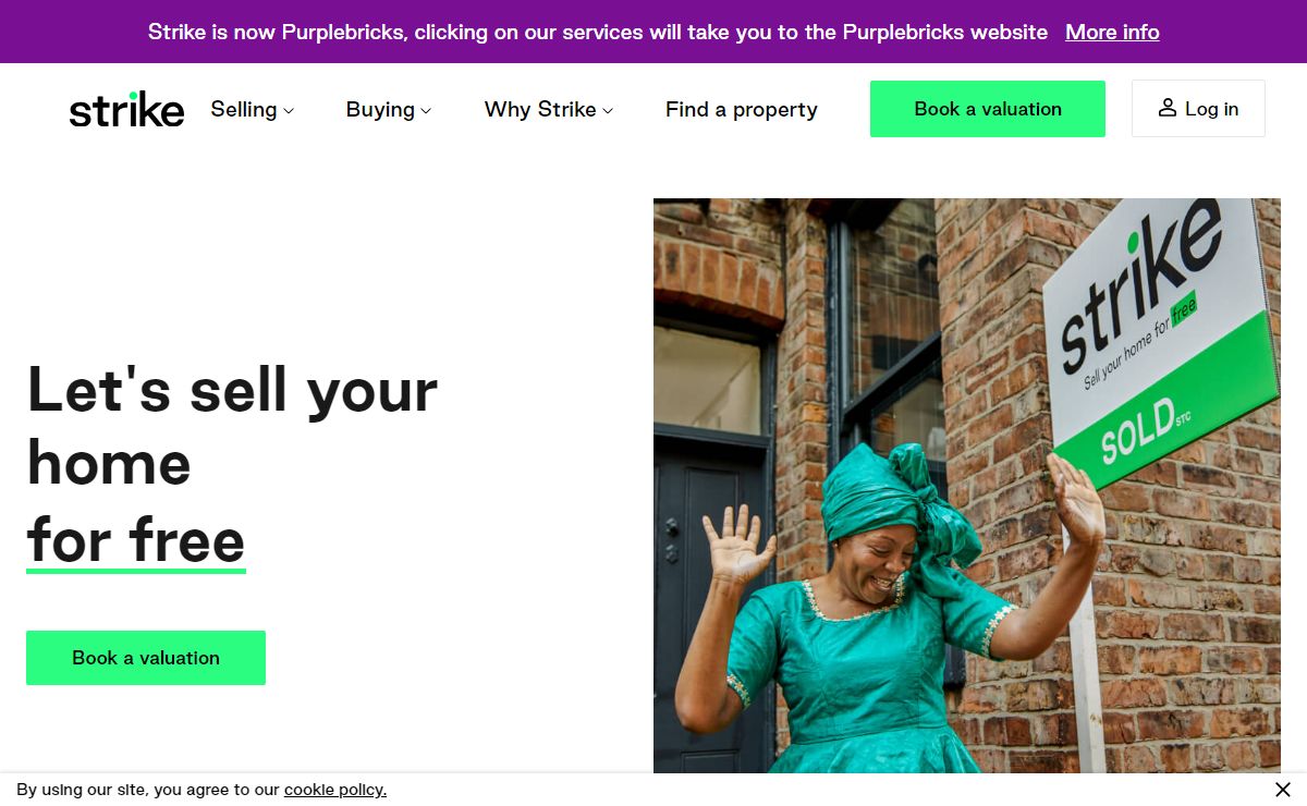 Strike - Online Estate Agents. Sell your house for FREE