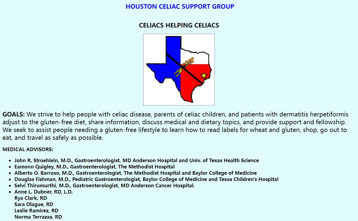 Houston Celiac Support Group