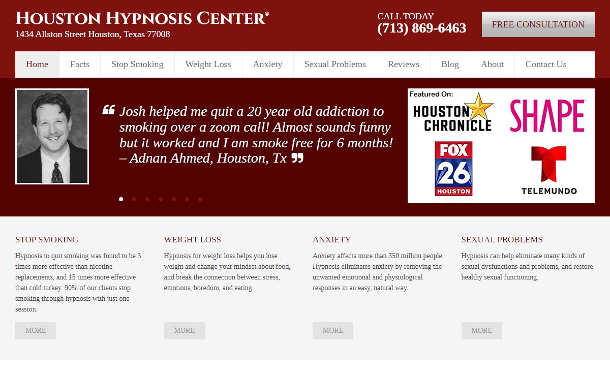Houston Hypnosis Center® | Free Consultation! (20,000+ Hypnosis Clients)