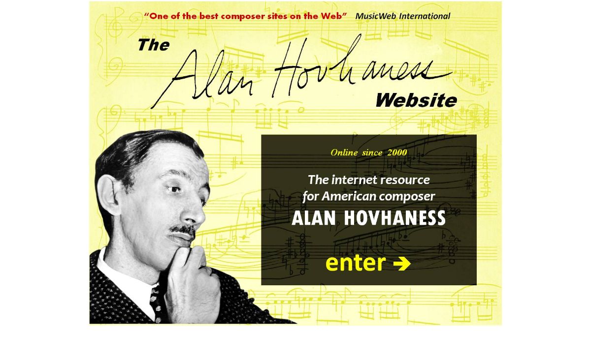 The ALAN HOVHANESS Website