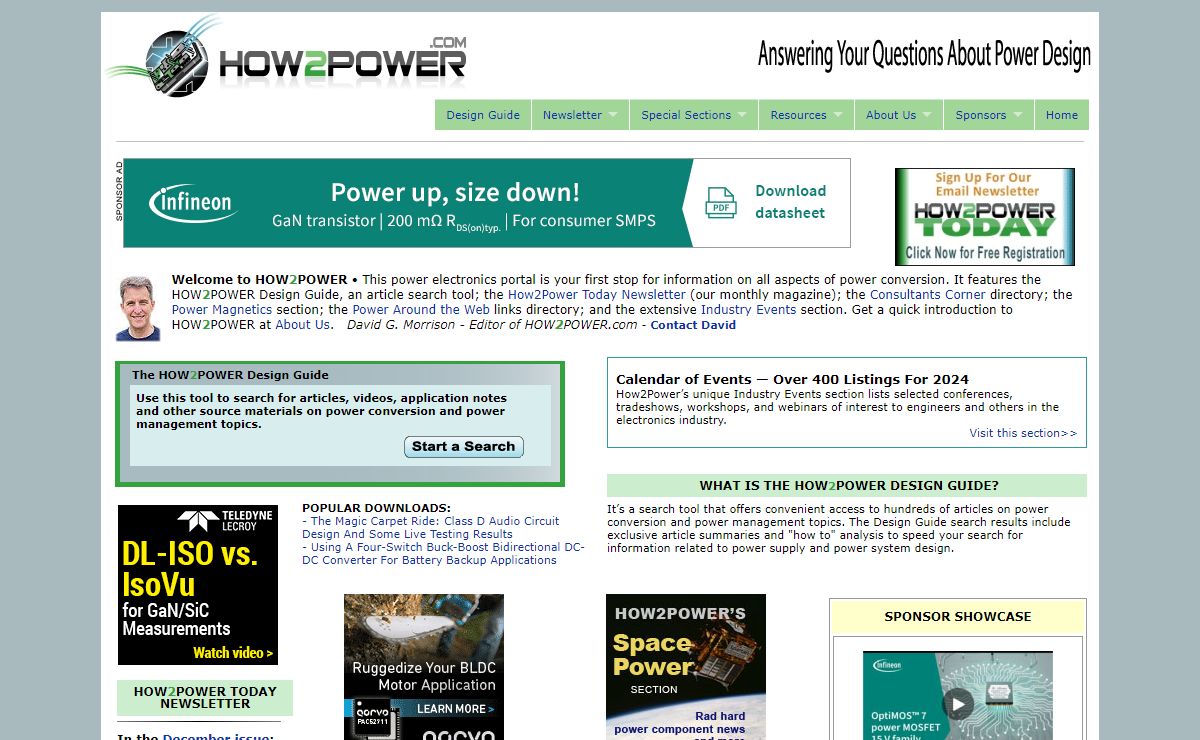 How2Power.com - Power Electronics: Designing Power Converters: Designing Power Supply Circuits: Selecting power Converters: Selecting Power Semiconductors: Designing Magnetics