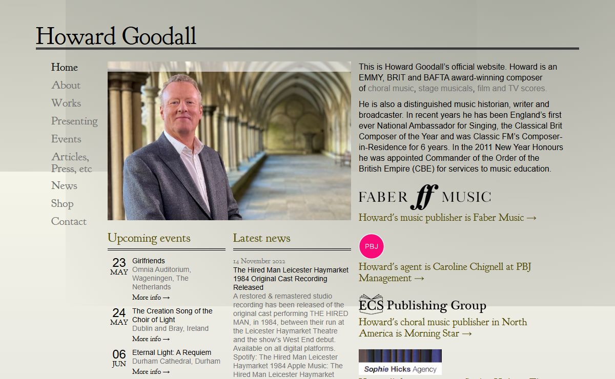 Home - Howard Goodall