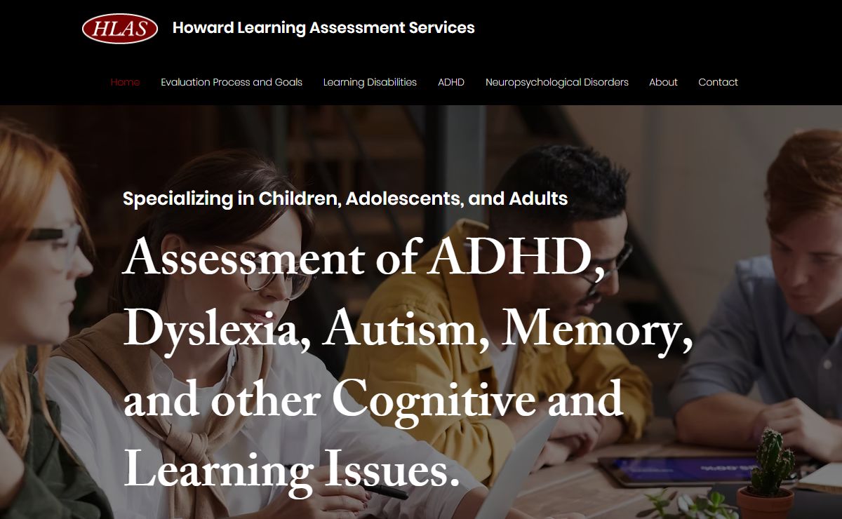 Home | Howard Learning Assessment Services | ADHD ADD Neuropsychology