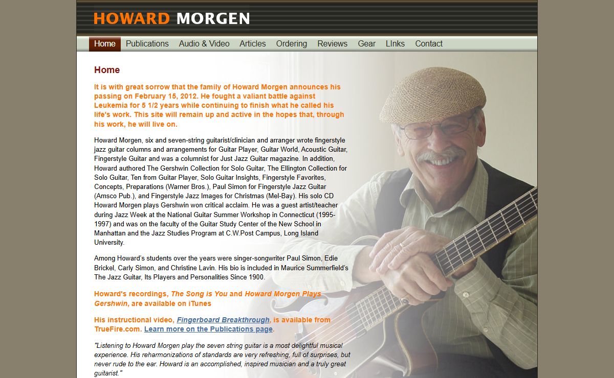 Howard Morgen: Home