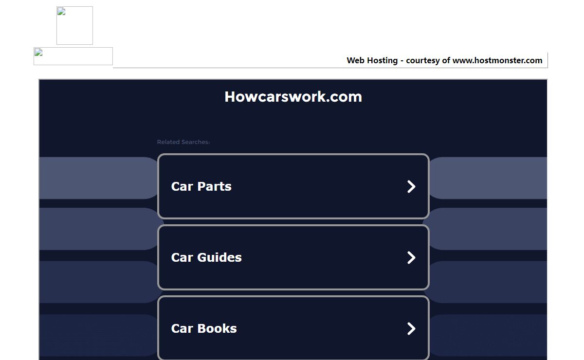 Welcome howcarswork.com - Hostmonster.com