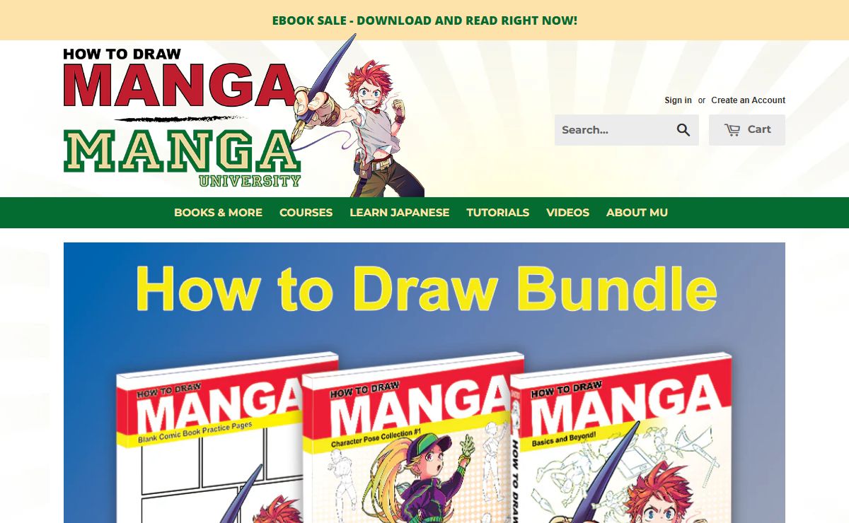 Welcome to How to Draw Manga » Manga University – MANGA UNIVERSITY CAMPUS STORE