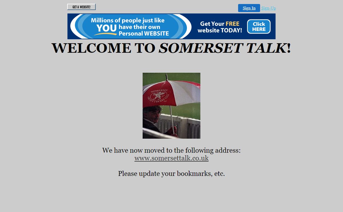 SOMERSET TALK - Somerset County Cricket Club