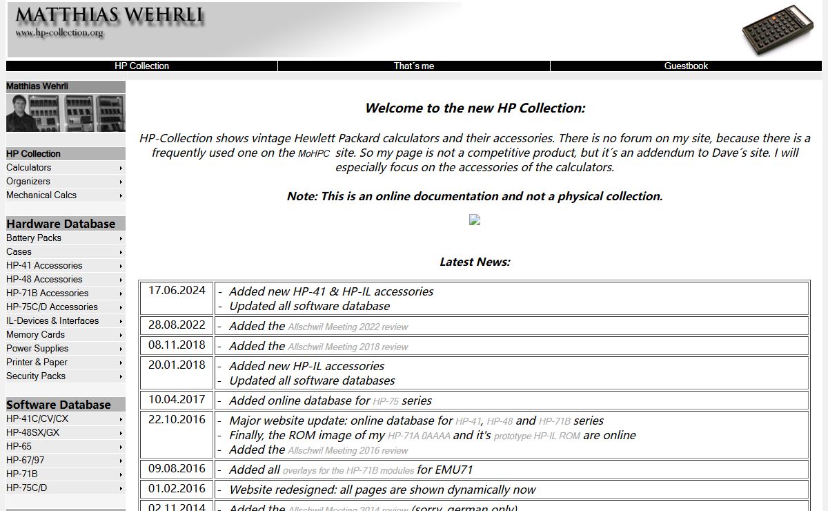 Welcome to HP-Collection