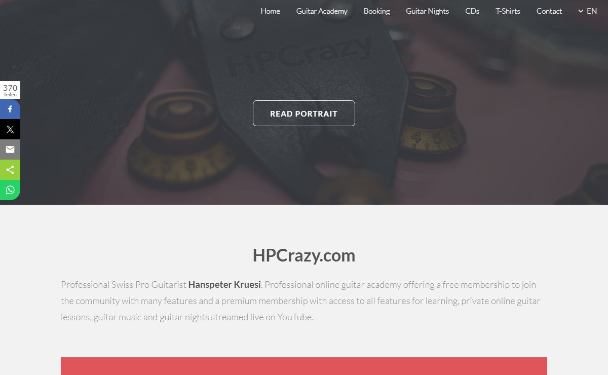 HPCrazy - Online Guitar Academy - Livestreaming Guitar Nights and private online Guitar Lessons