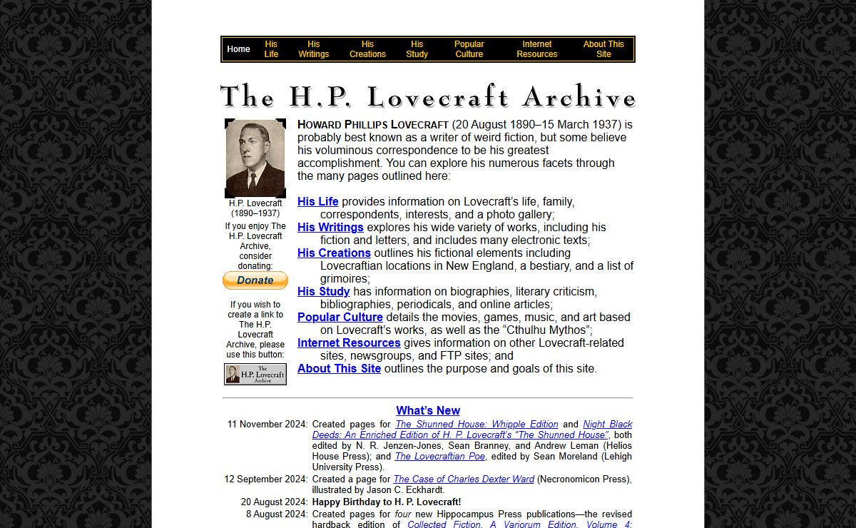 The H.P. Lovecraft Archive