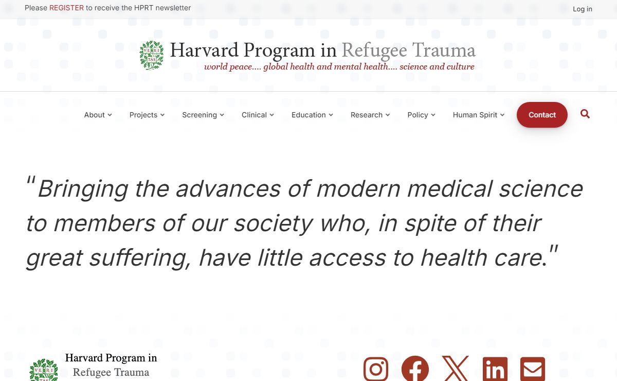 HPRT Home | Harvard Program in Refugee Trauma