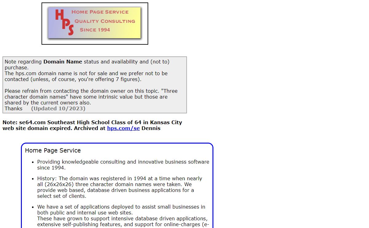 Home Page Service