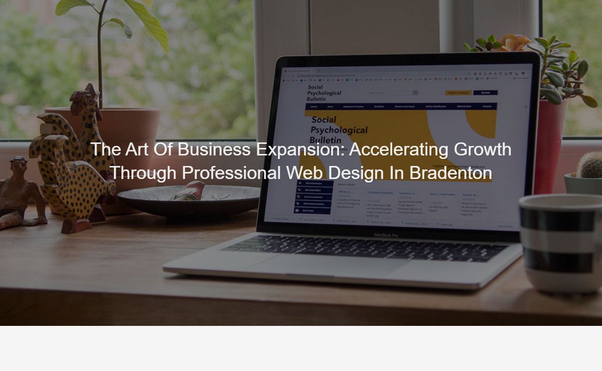 The Art Of Business Expansion: Accelerating Growth Through Professional Web Design In Bradenton