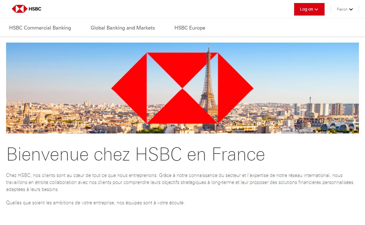Bienvenue chez HSBC en France