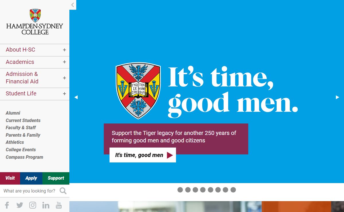 Hampden-Sydney College homepage