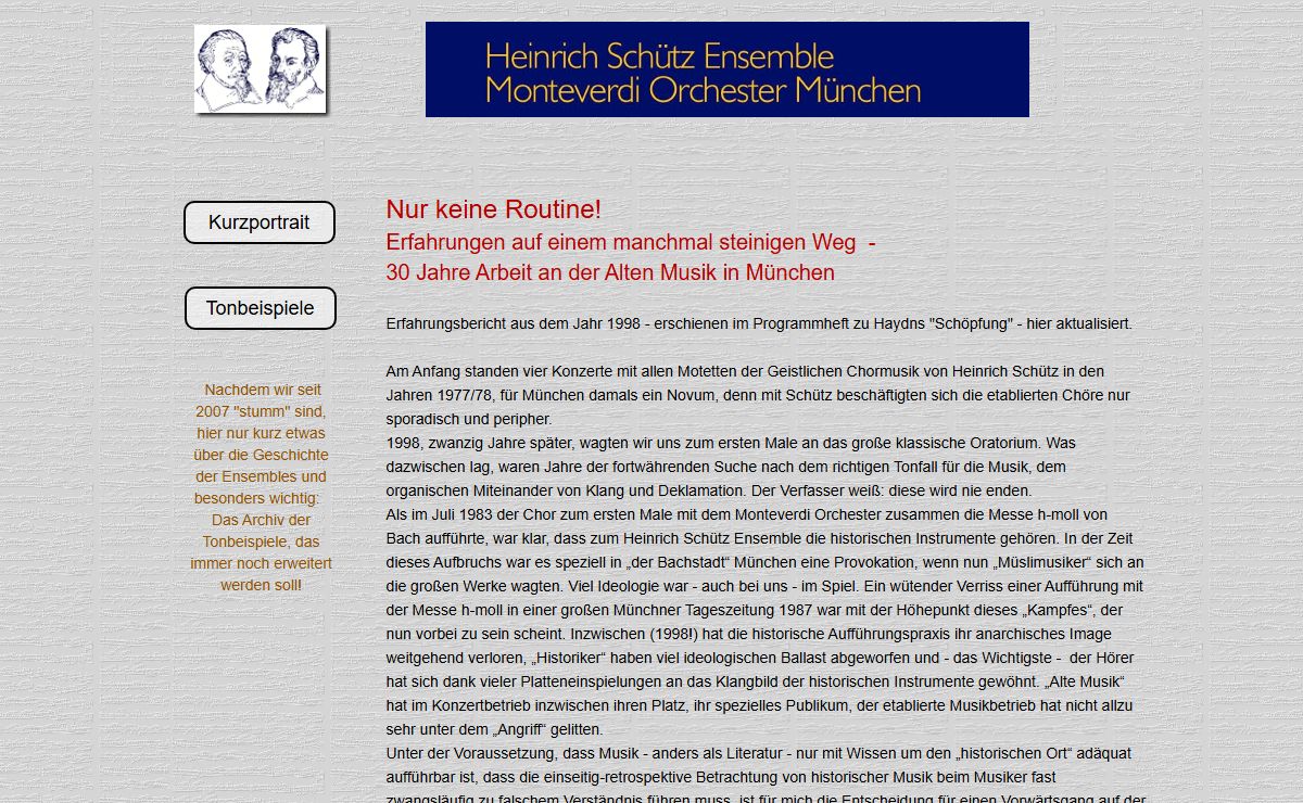 Heinrich Schütz Ensemble München