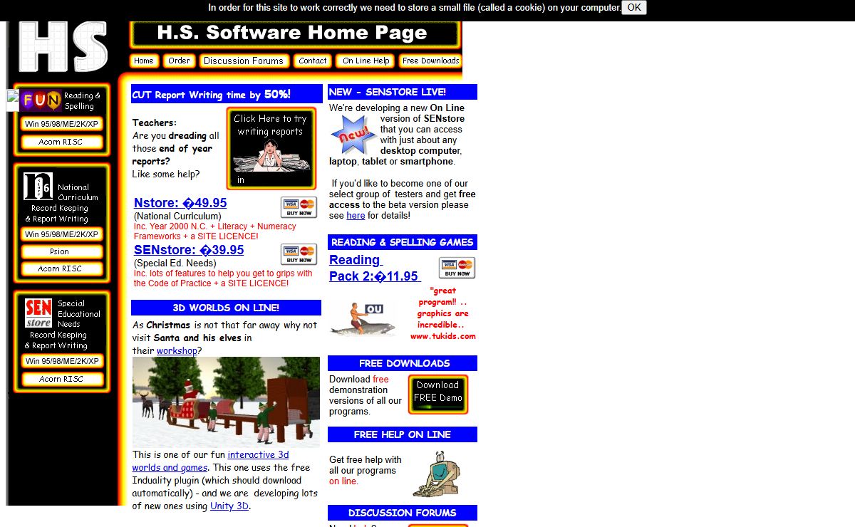 H.S.Software Home Page