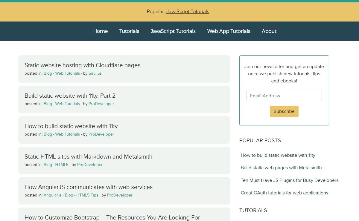 Htmlcenter: web development tutorials, tips and courses