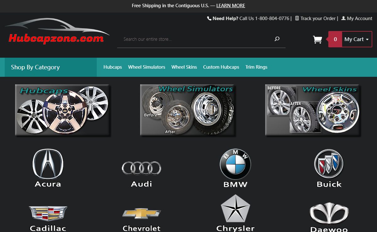 Hubcaps, Wheel Simulators, Trim Rings, and Wheel Skins | Hubcapzone.com