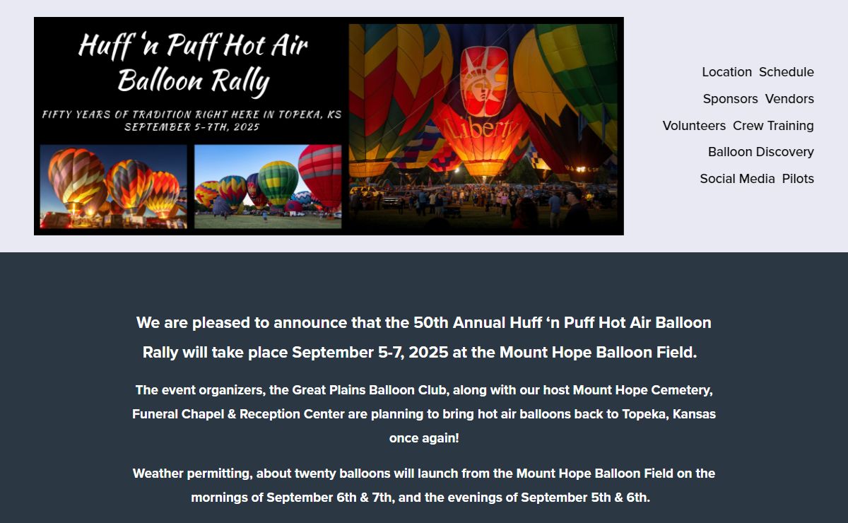 Huff 'n Puff Hot Air Balloon Rally