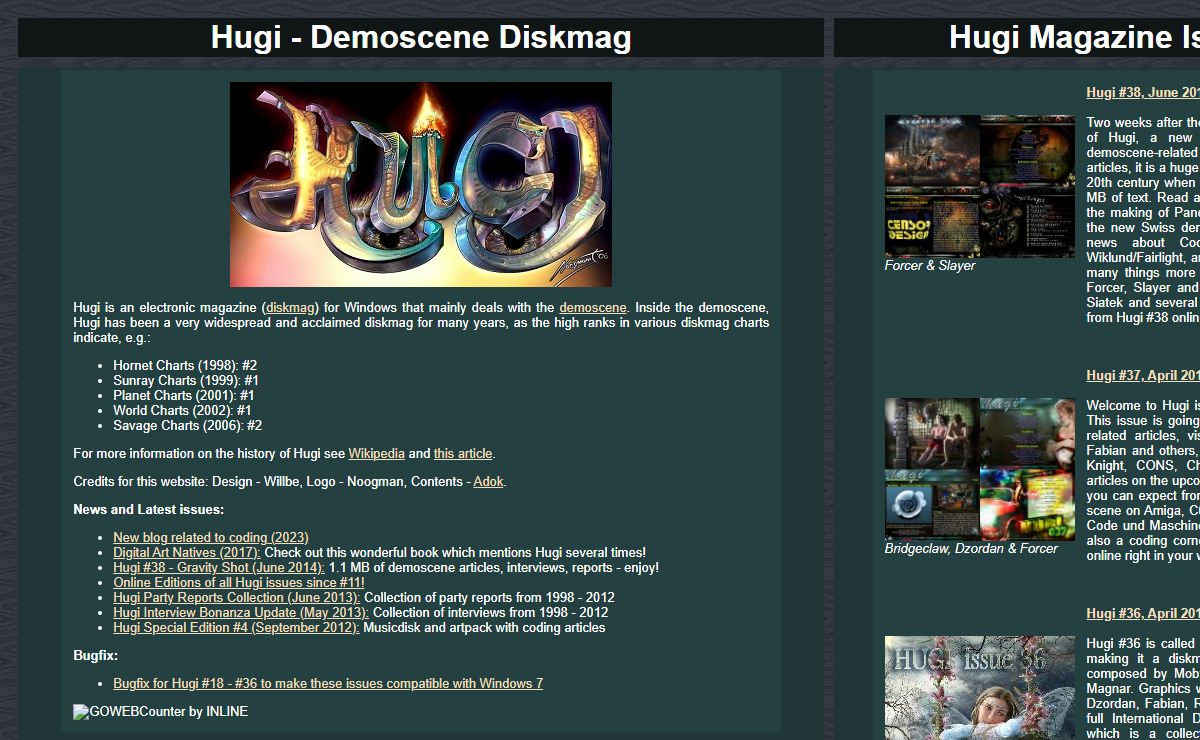 Hugi - Demoscene Diskmag