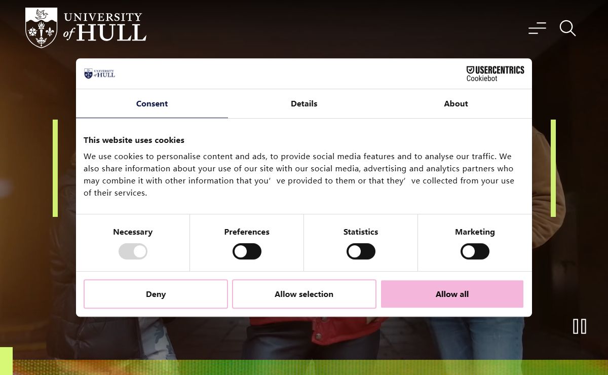 Study with us | University of Hull