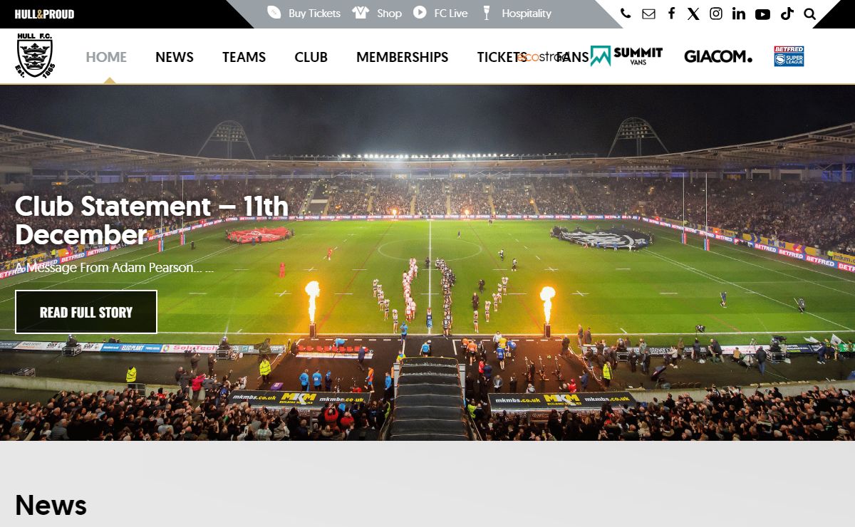 The Official Hull FC Website | Hull FC