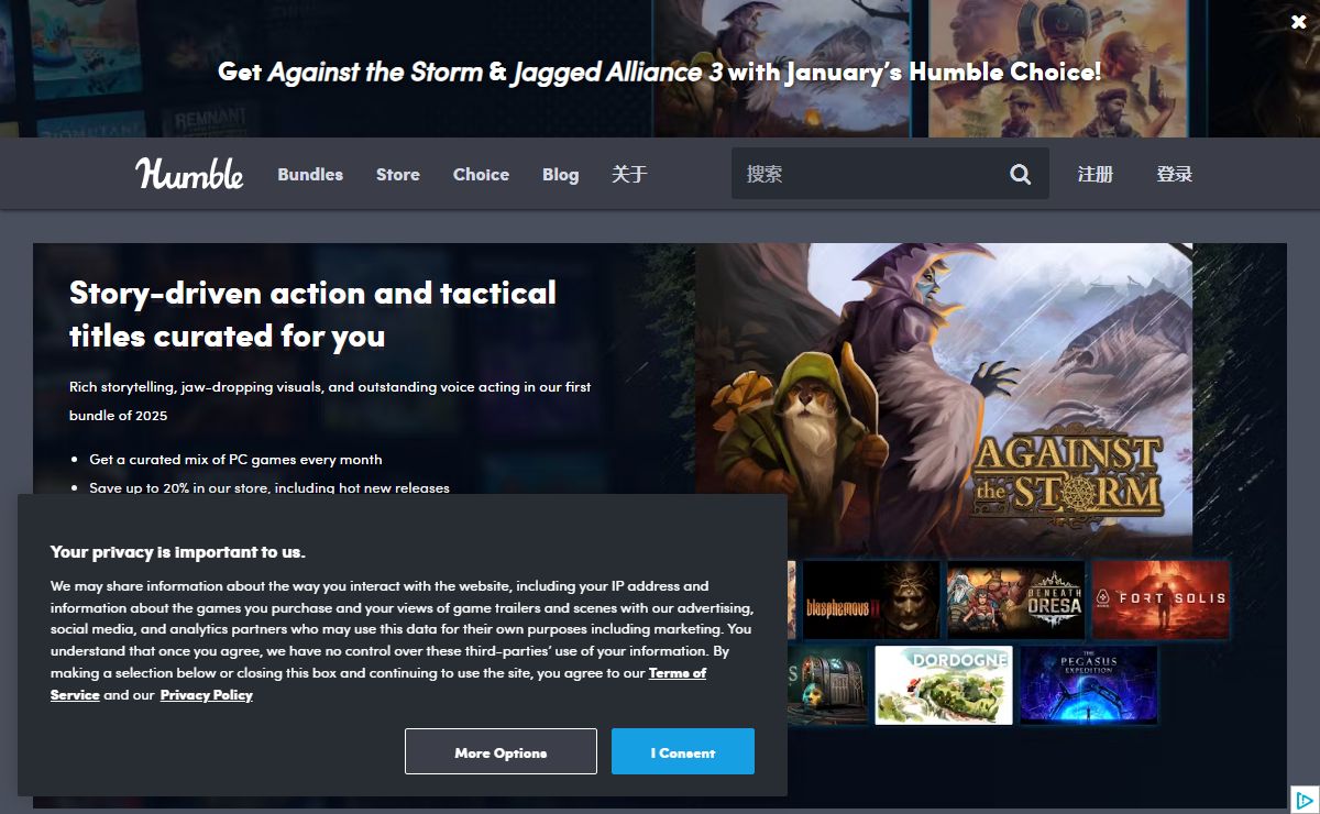 Humble Bundle | game bundles, book bundles, software bundles, and more