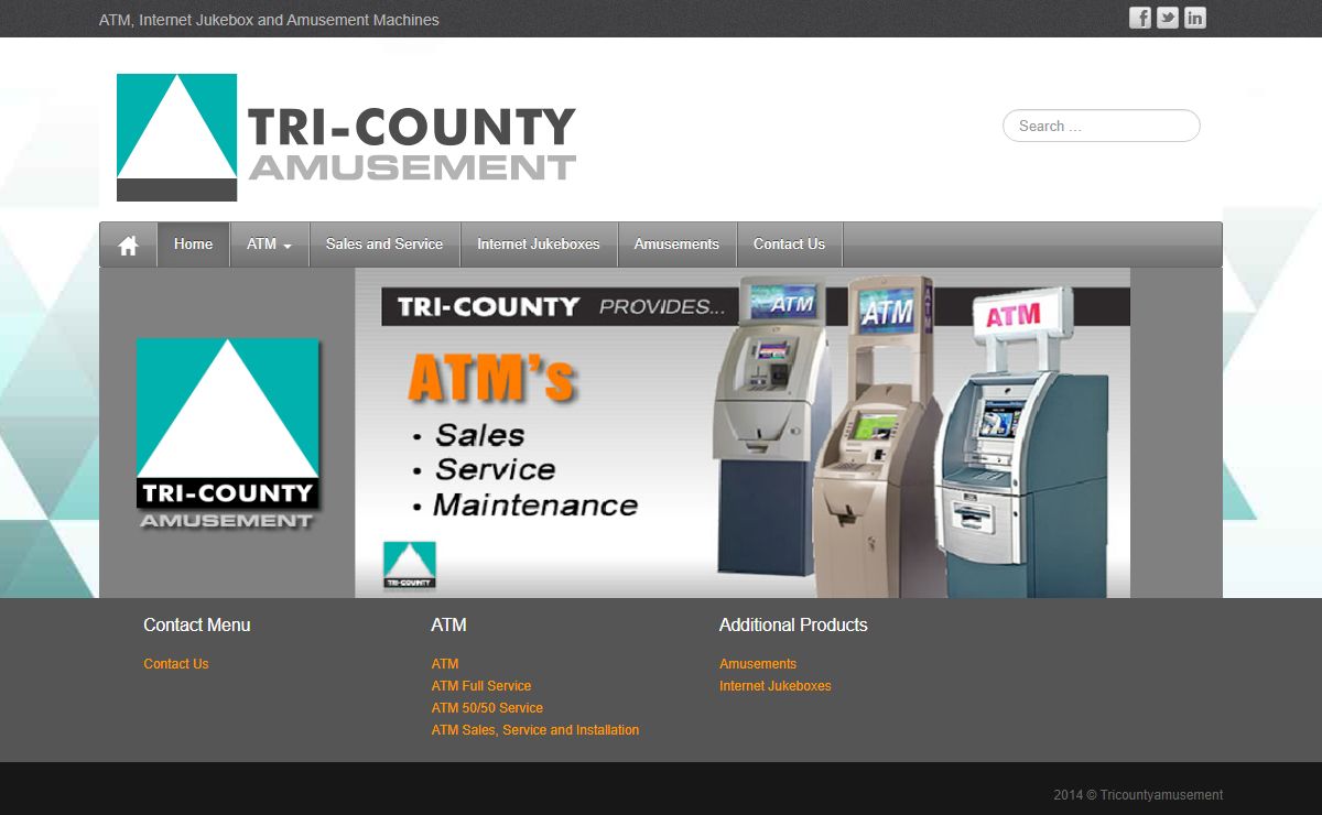 Tricountyamusement | Home | ATM, Internet Jukebox and Amusement Machines