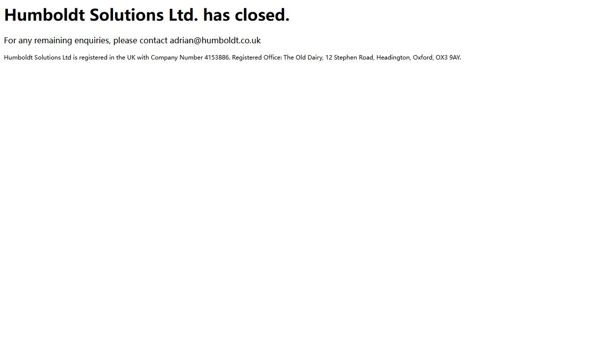 Humboldt Solutions Ltd