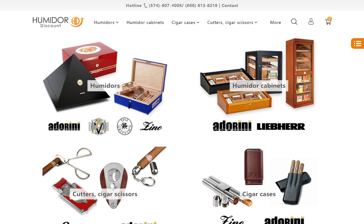 Humidor Discount Store: Experts on Cigar Humidors since 1999