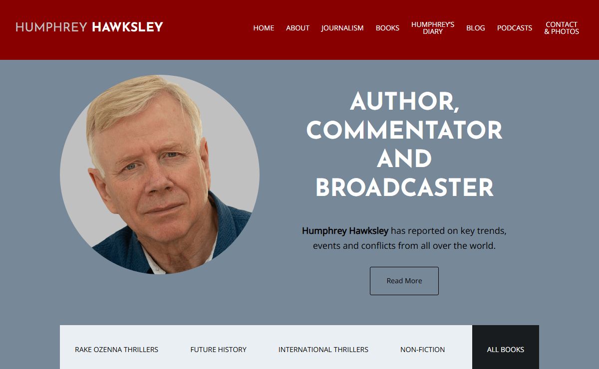 Humphrey Hawksley – Author, commentator and broadcaster