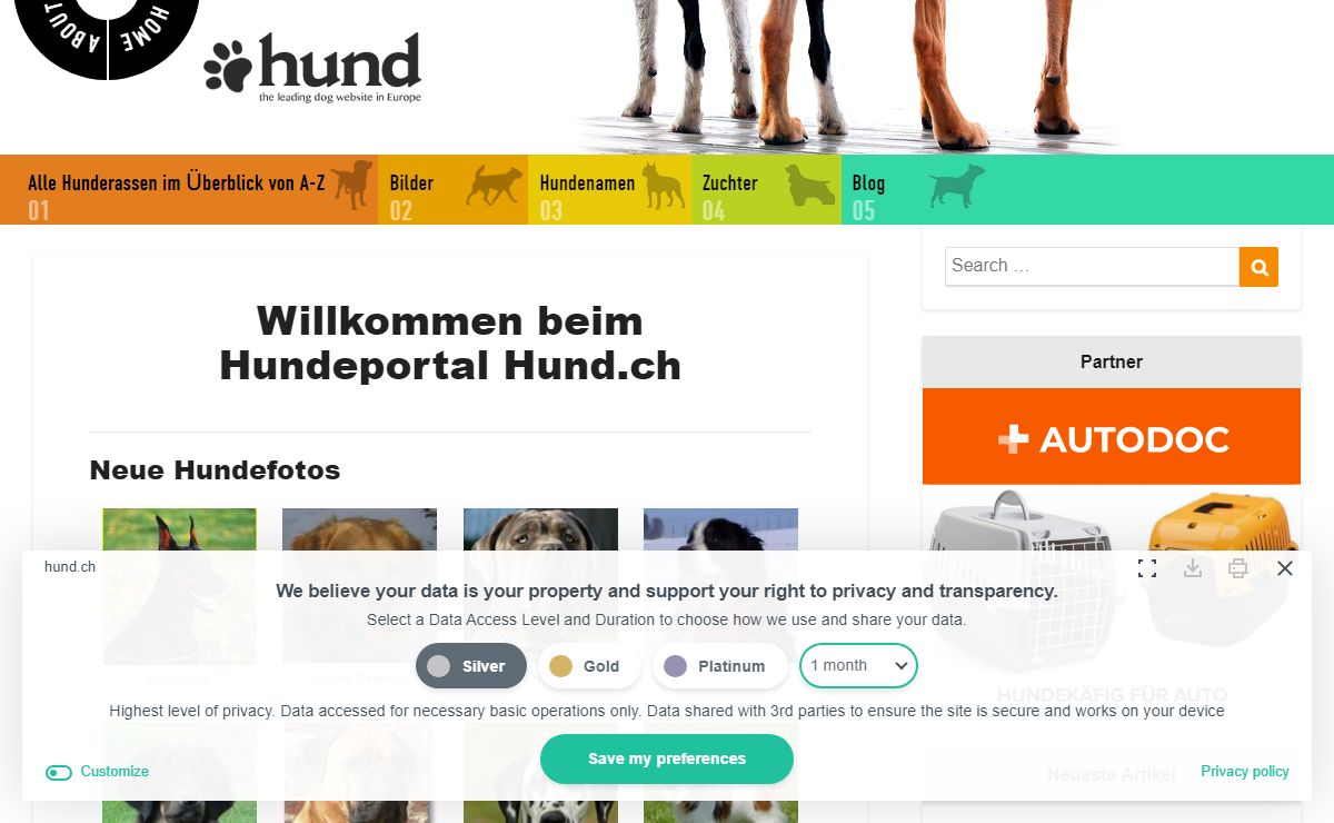 DER HUND - Hundeportal - Bilder, Hundezüchter & Hundeschulen für deinen Hund finden