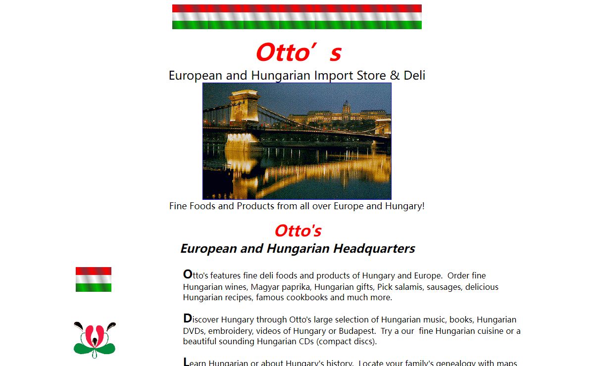 Otto's Hungarian Import Store and  Deli