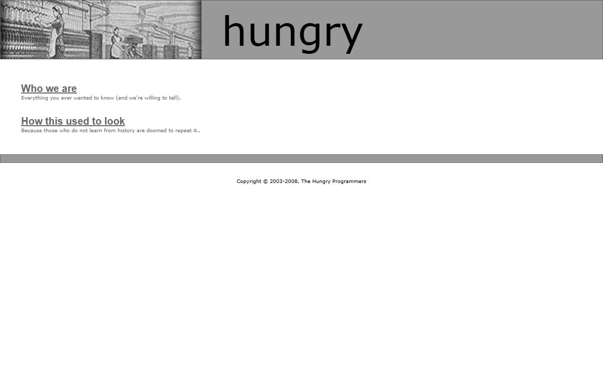 The Hungry Programmers