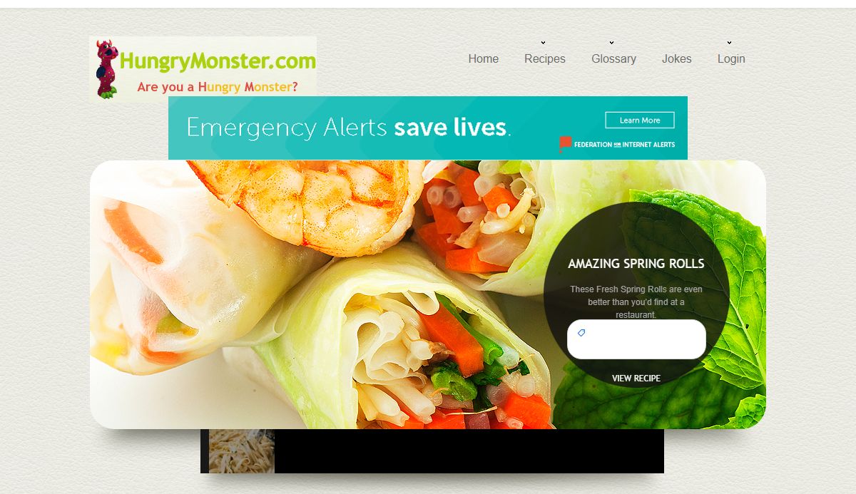 HungryMonster is Recipes and Food Facts