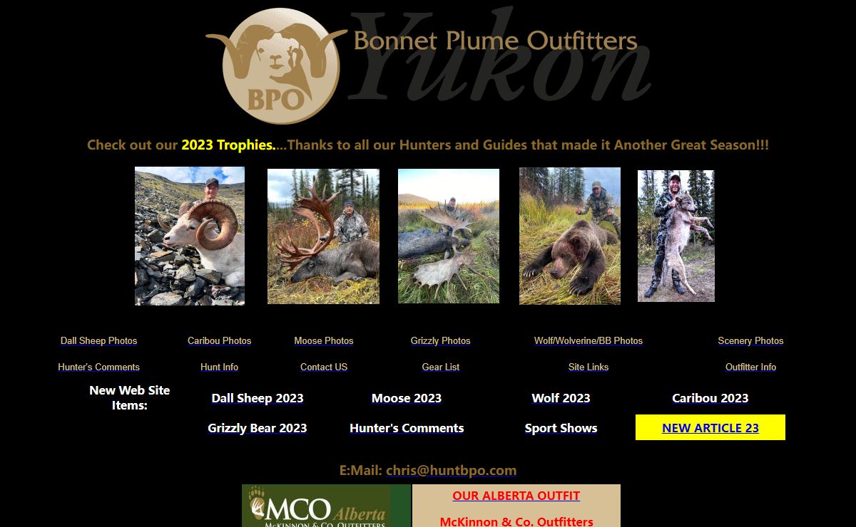 Bonnet Plume Outfitters