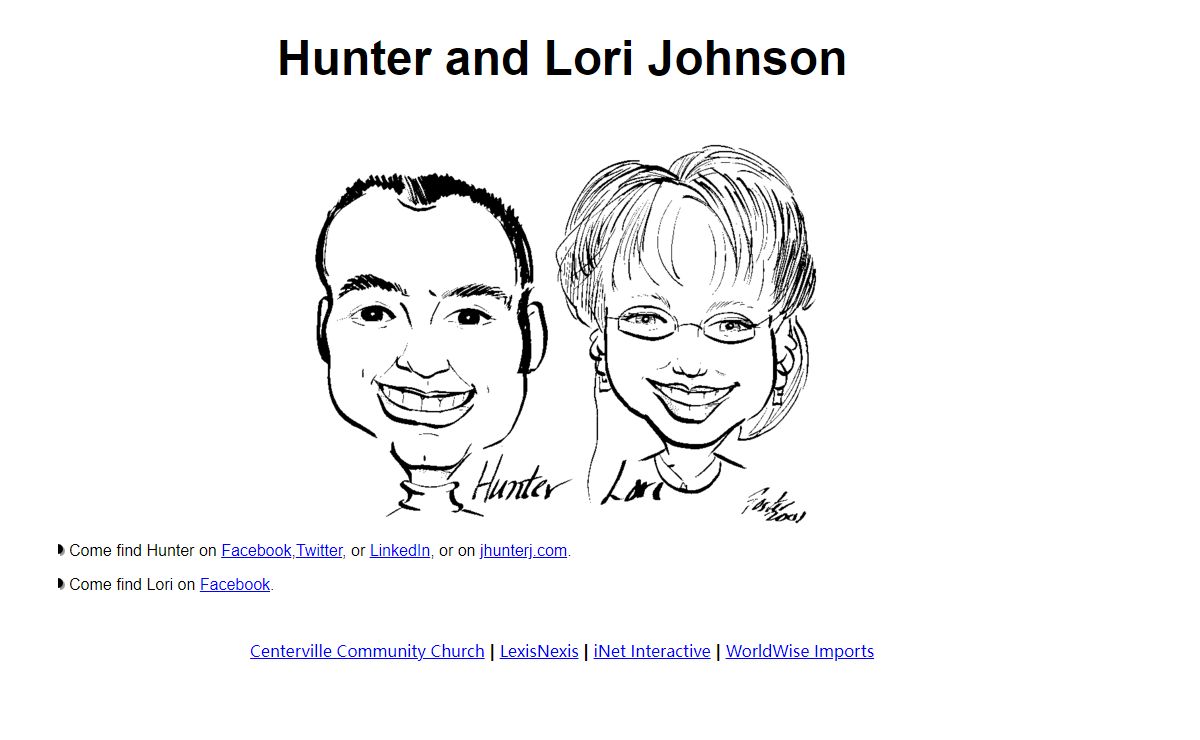 Hunter and Lori Johnson