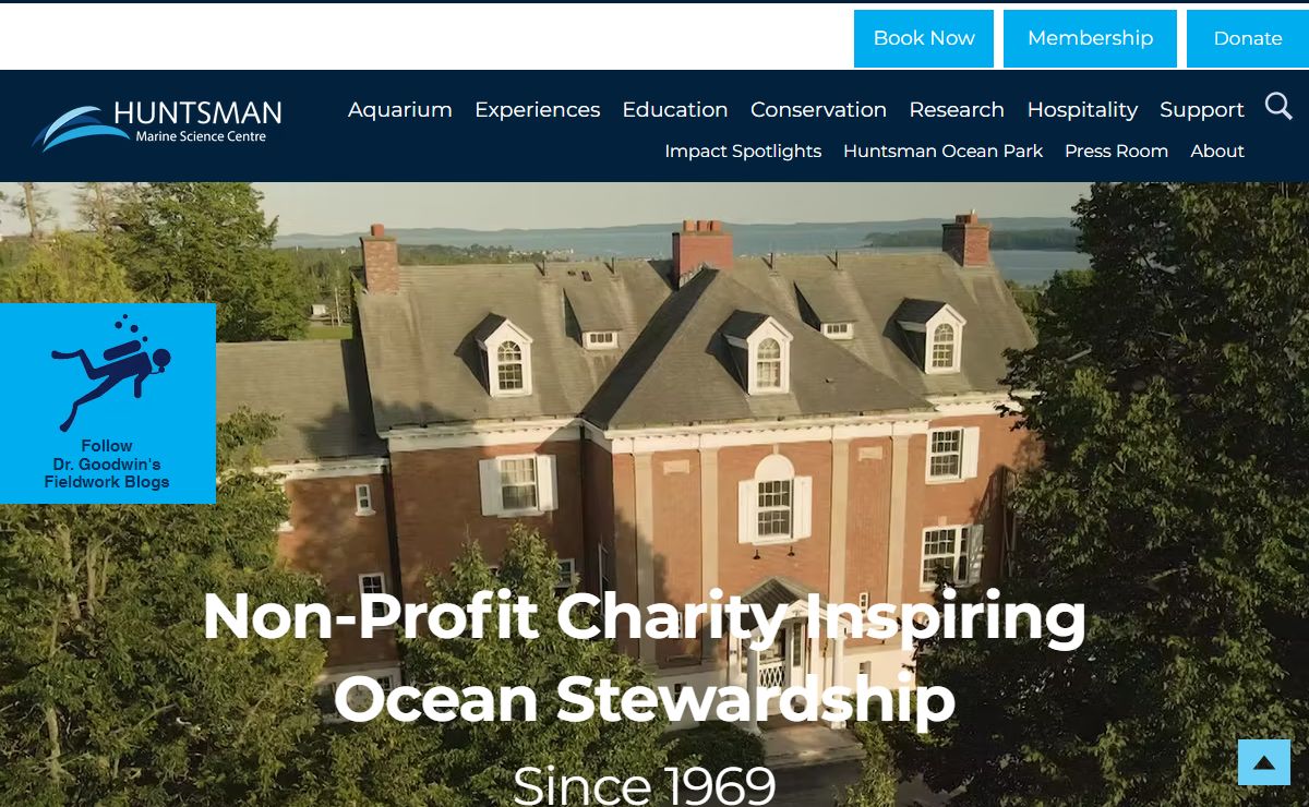 Huntsman Marine Science Centre | Non-Profit Charity Inspiring Ocean Stewardship | 1 Lower Campus Road, St. Andrews, NB, Canada