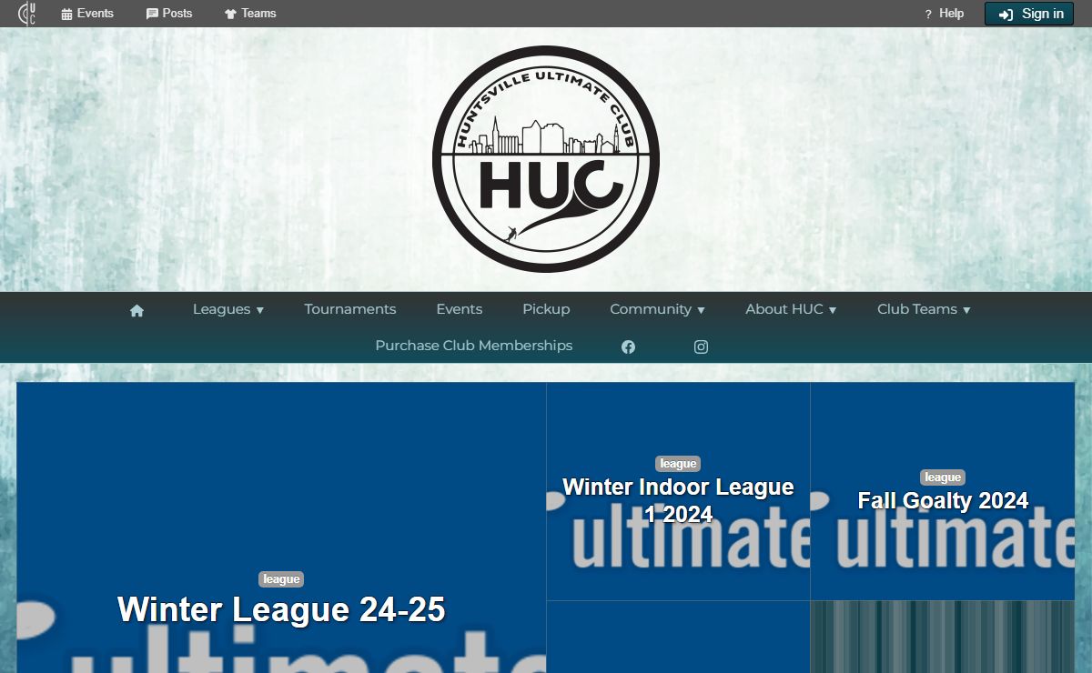 Home - Huntsville Ultimate Club