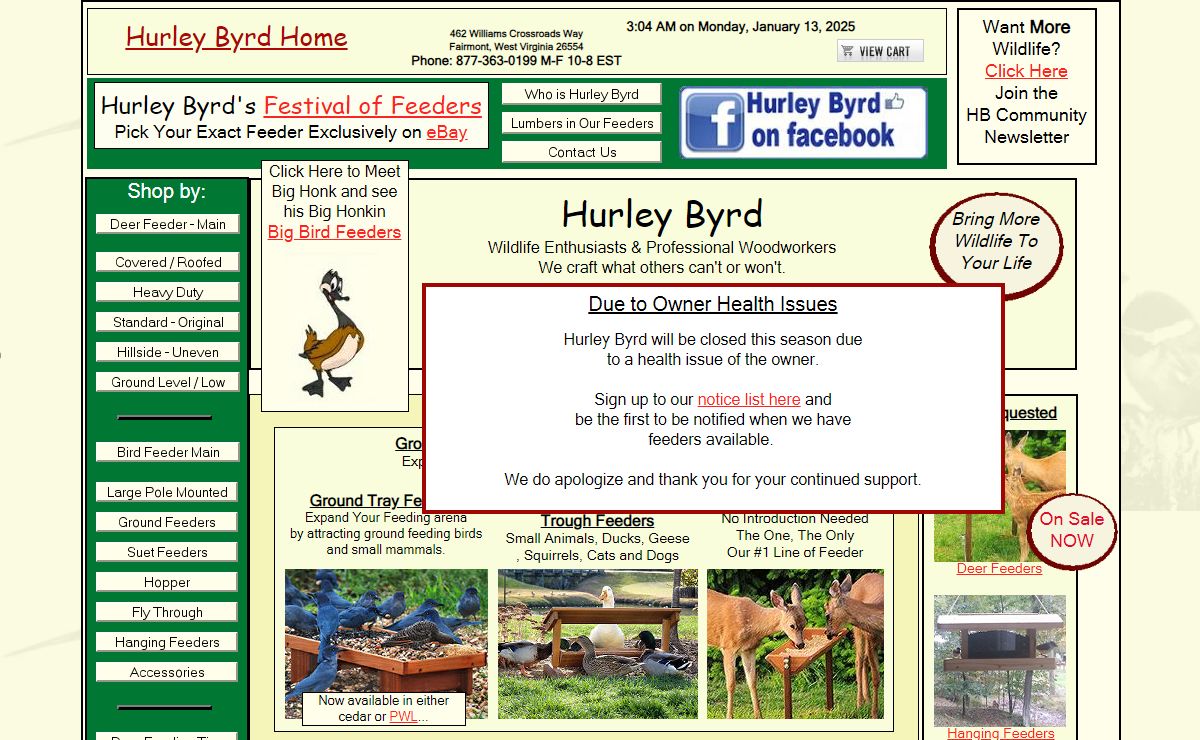 Hurley Byrd's Official Site
