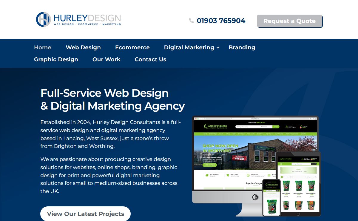 Web Design, Ecommerce, Digital Marketing In Sussex
