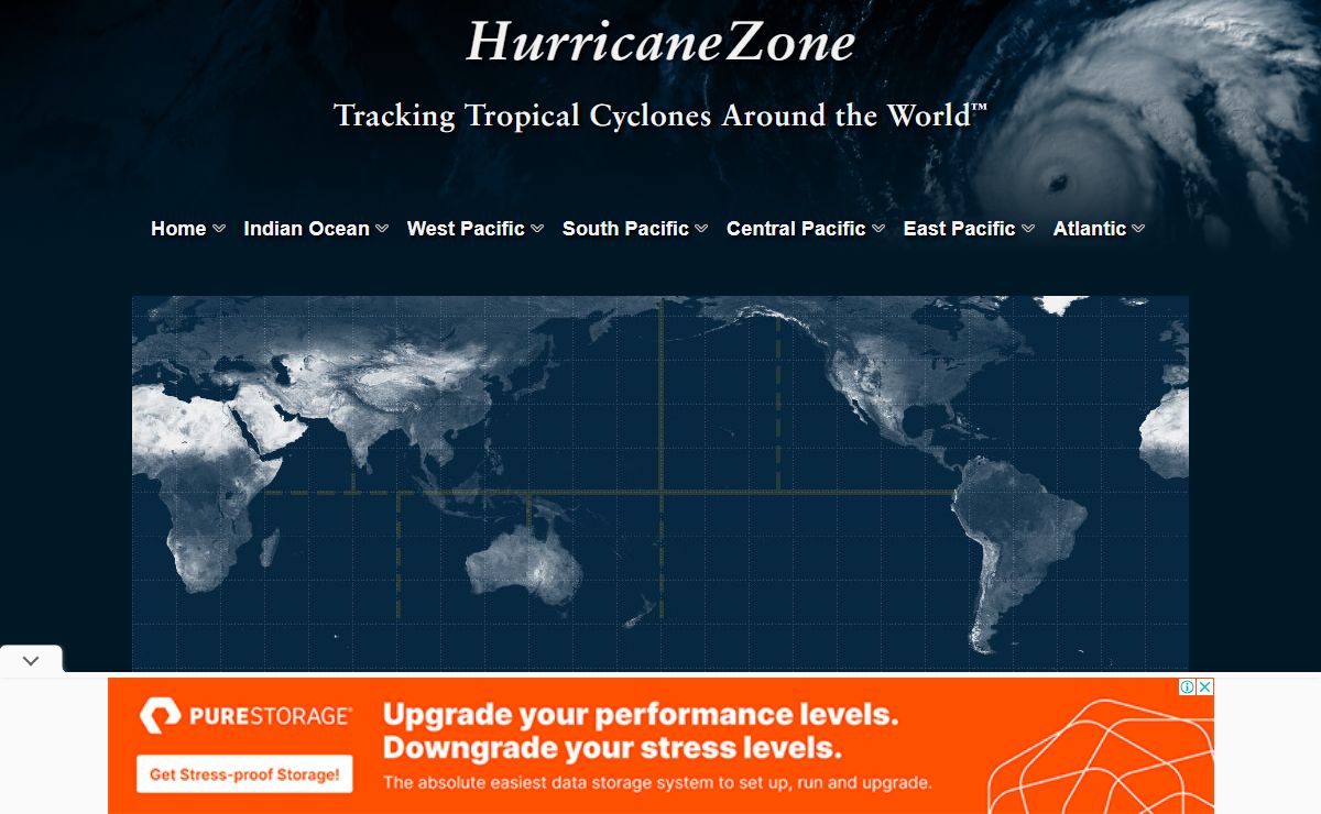 HurricaneZone - Tracking Tropical Cyclones Around the World™