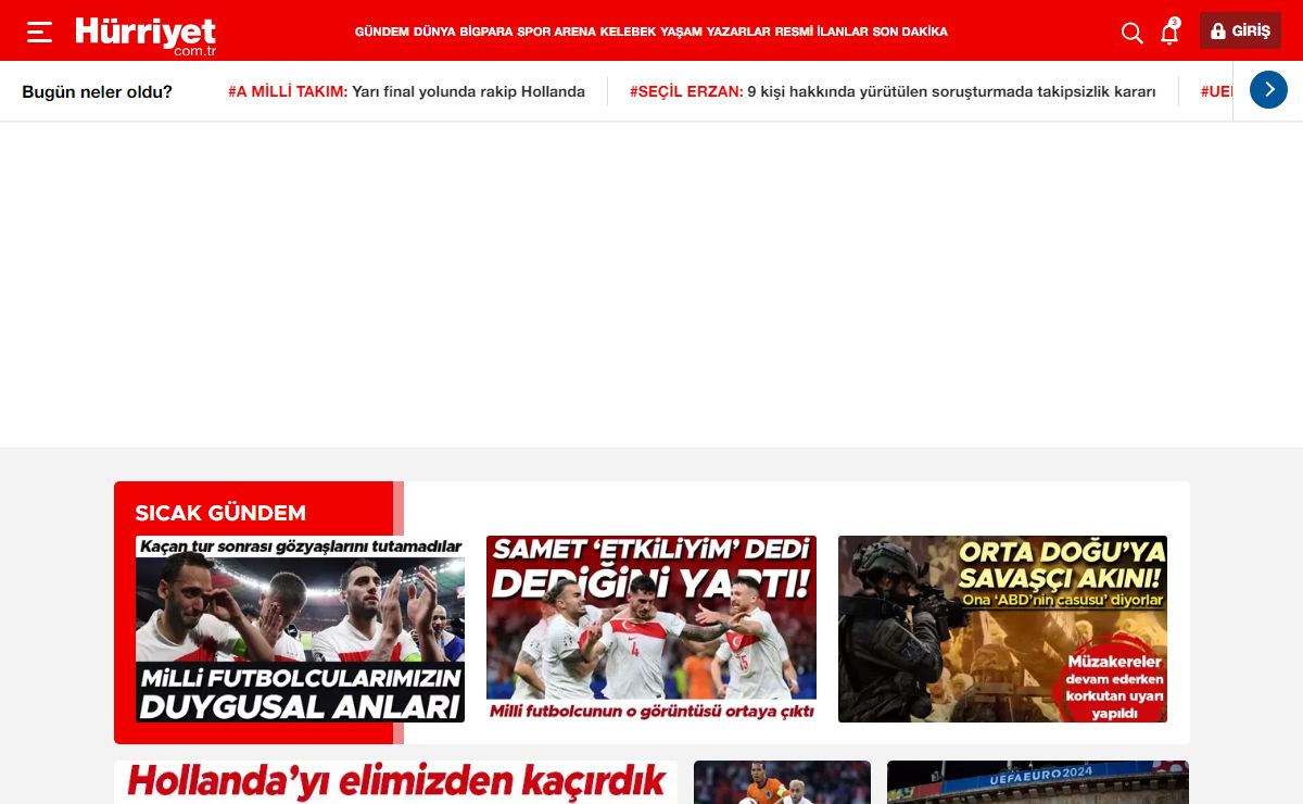 Hürriyet - Haber, Son Dakika Haberler, Güncel Gazete Haberleri