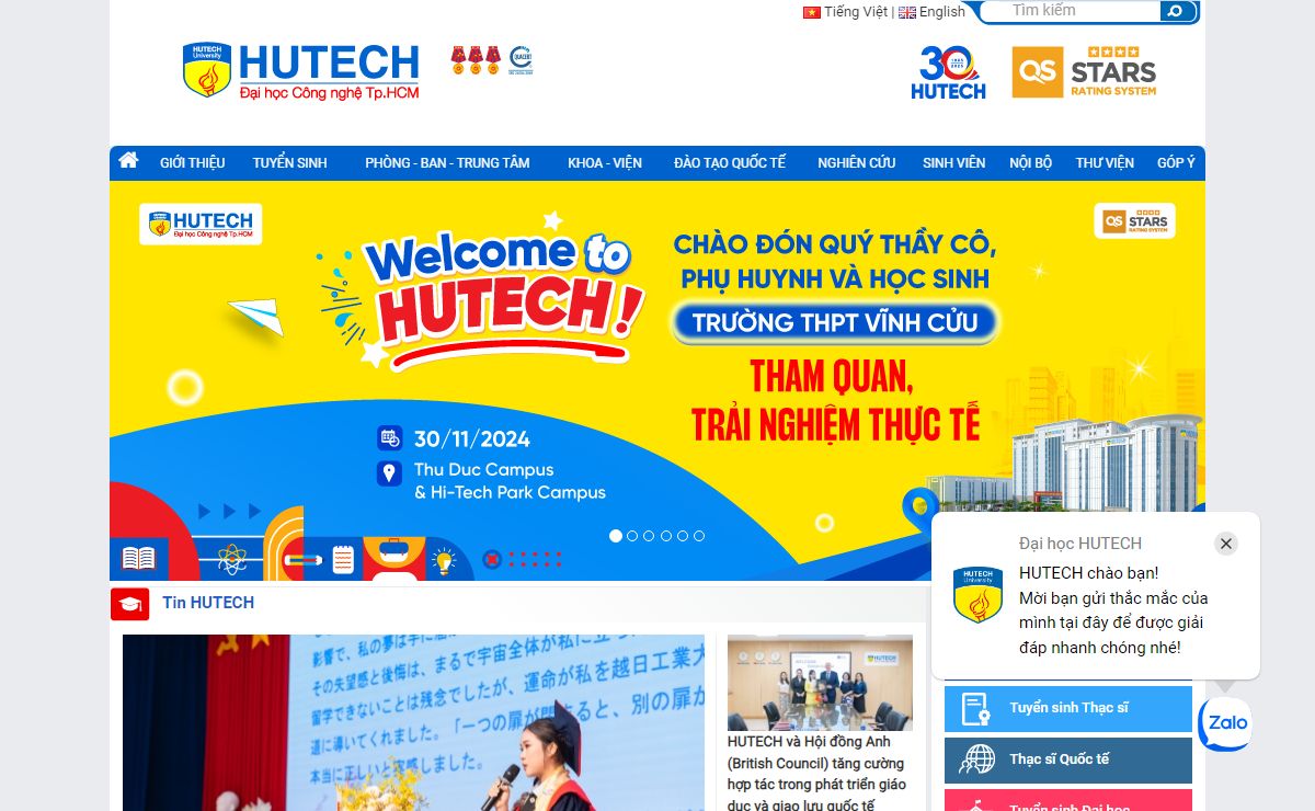 Trường Đại Học Công Nghệ TP.HCM-HUTECH