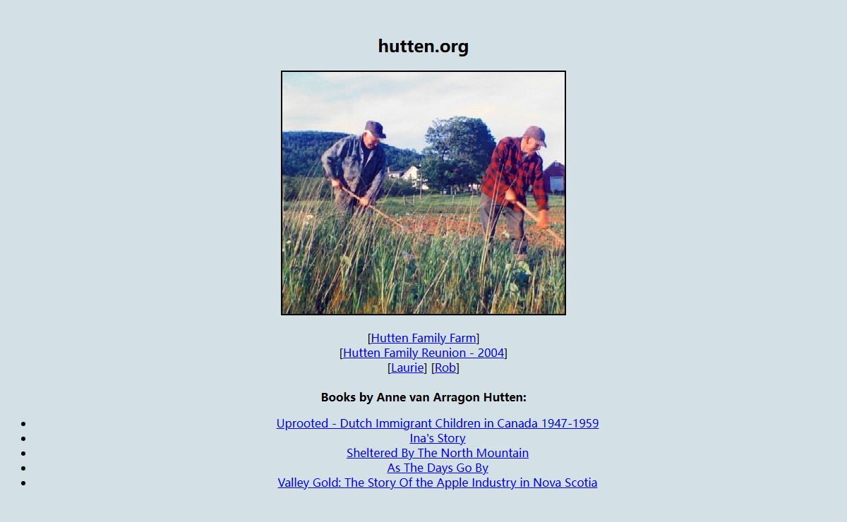 Welcome to Hutten.org