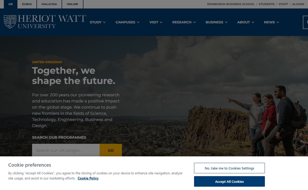 Research University in Edinburgh | Heriot-Watt University