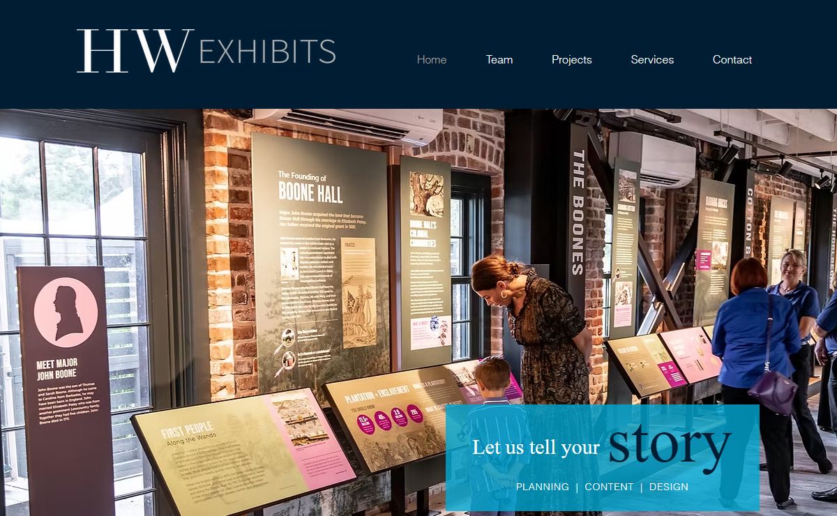 HWExhibits | Exhibit Planning and Design | Charleston, South Carolina