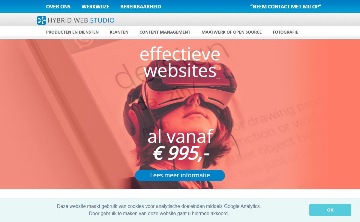 Websites, webwinkels, drukwerk, fotografie | Hybrid web studio